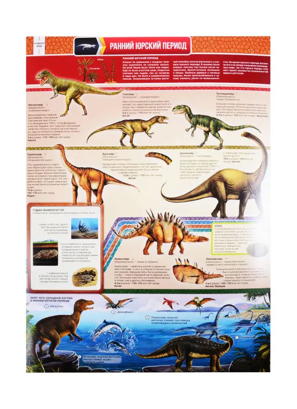 Уценка. Мильнер Анжела: Большая книга динозавров