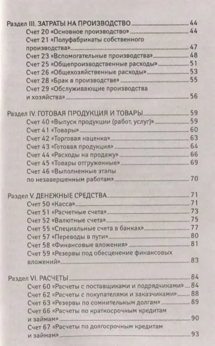 Уценка. План счетов бухгалтерского учета финансово-хозяйственной деятельности организаций (-33298-6)