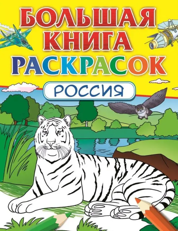 Уценка. Большая книга раскрасок. Россия