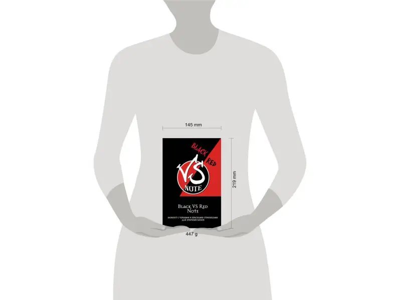Black VS Red Note. Блокнот для эпичных батлов