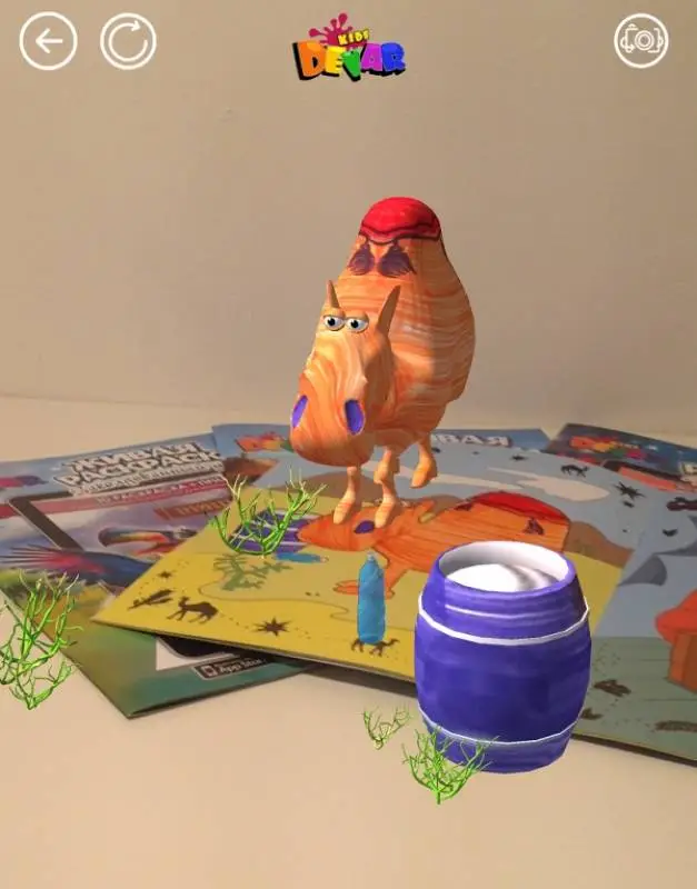 Живая Раскраска "Сиреневый остров" А4,мягкая обложка