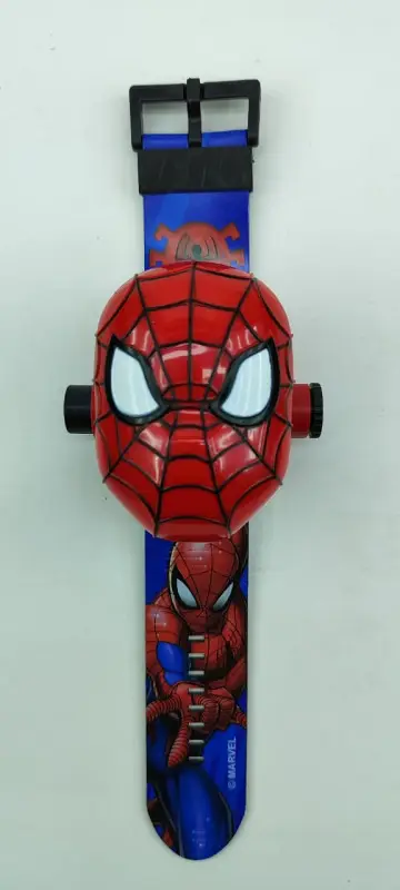 Часы-проектор наручные. Человек-Паук (красные)