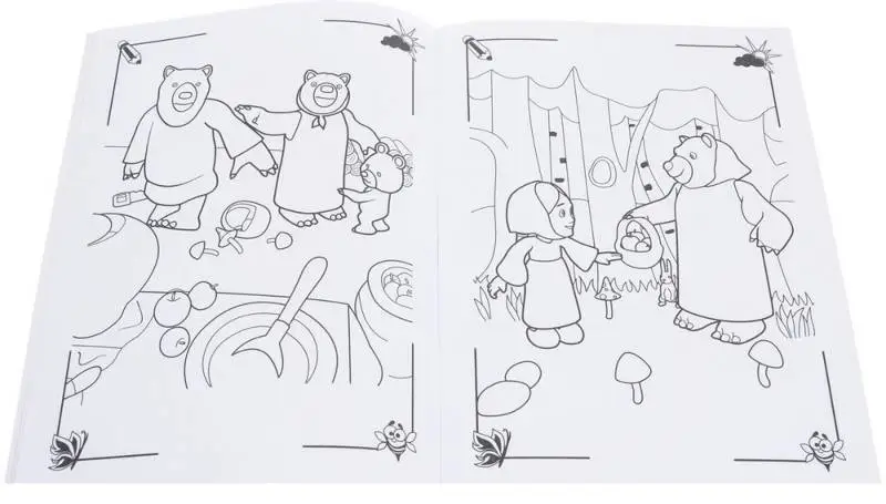 Раскраска "Сундук со сказками", А4, мягкая обложка