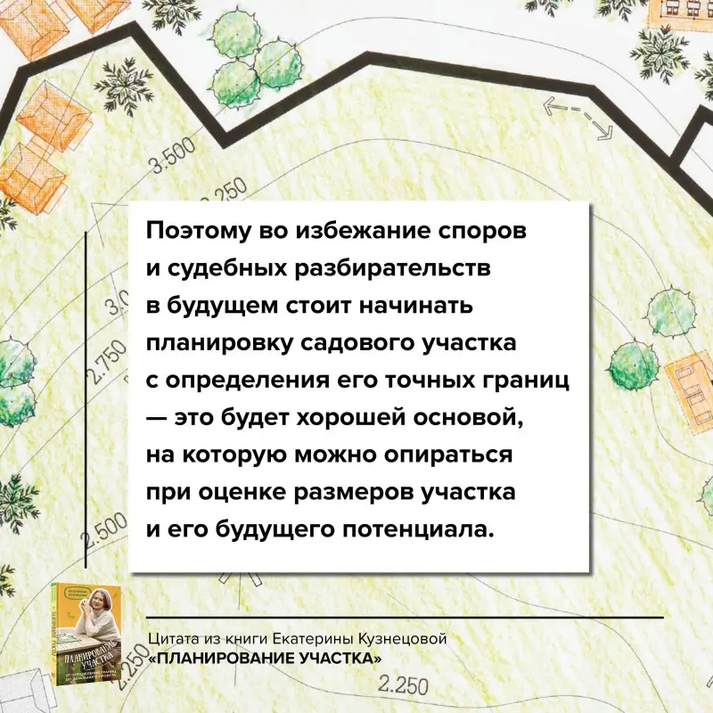 Кузнецова Екатерина Александровна: Планирование участка. От определения границ до детального проекта