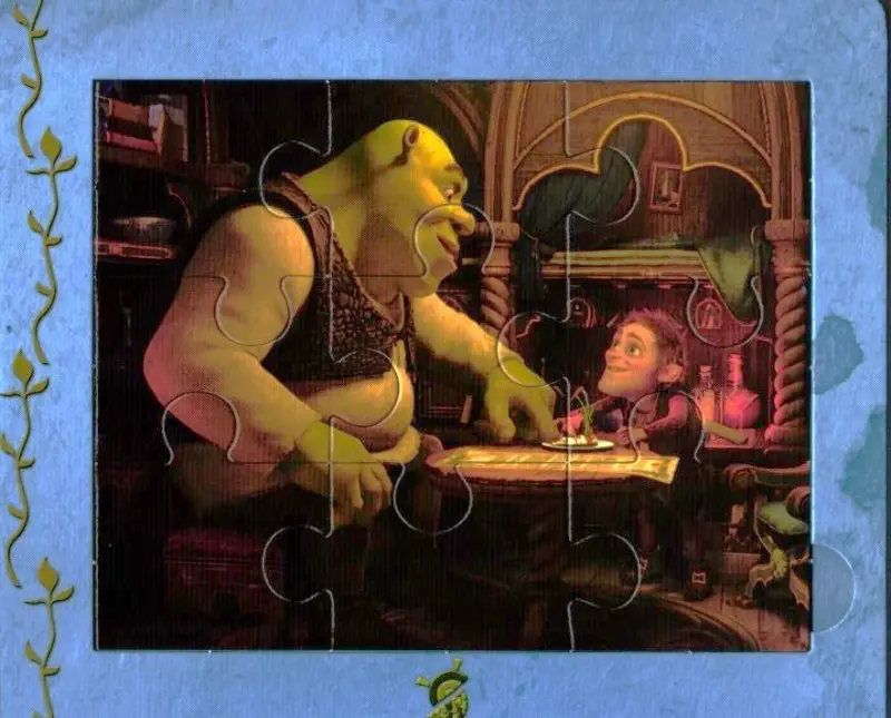 Великая битва. Шрэк навсегда. Книжка-мозаика