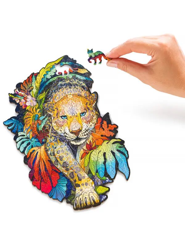 Деревянный Пазл Ягуар S (131 дет.)