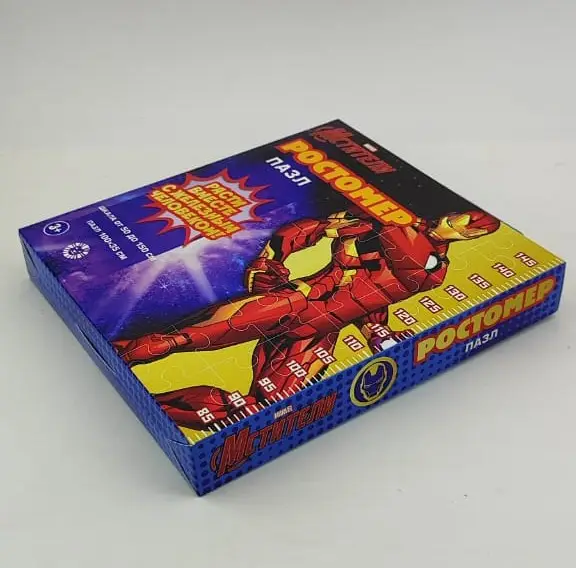 Игровой набор «Пазл-ростомер». MARVEL. Железный Человек