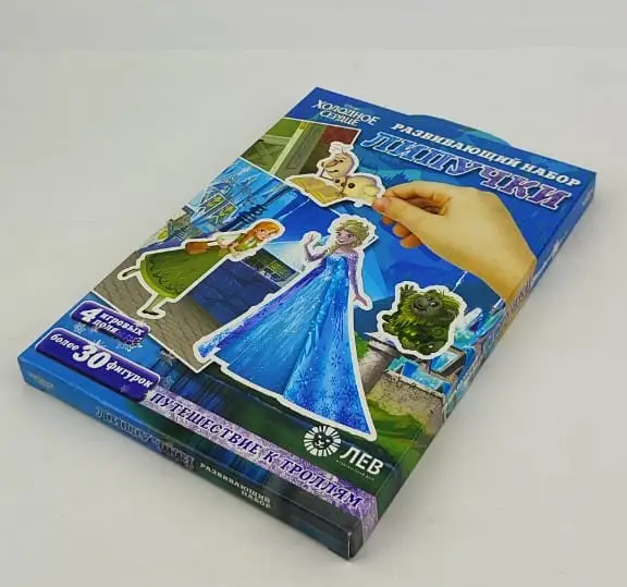 Игра настольная. Развивающий набор «Липучки». Холодное сердце. Путешествие к троллям