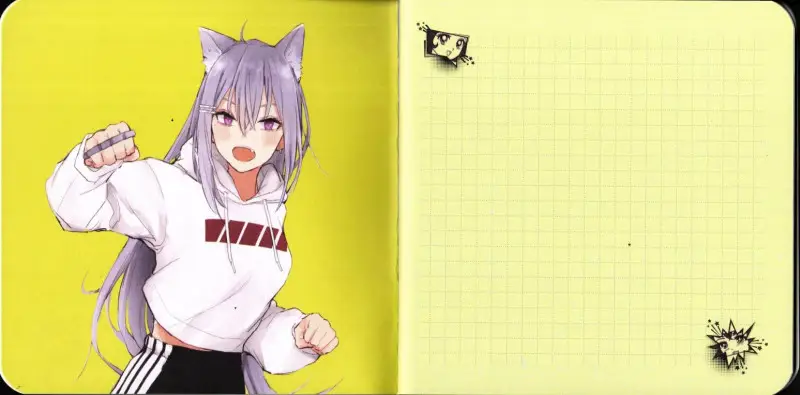 Блокнот Аниме Style (розово-фиолетовый). Арт-ежедневник