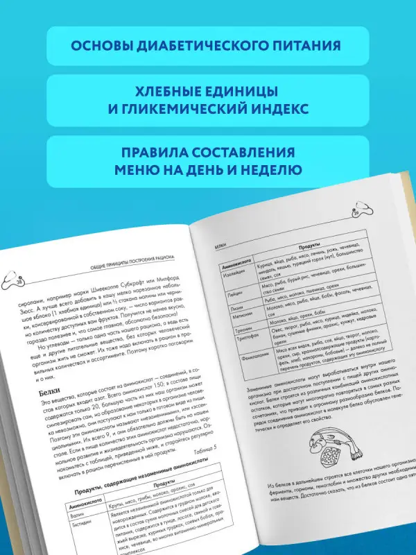 Уценка. Татьяна Карамышева. Питание при диабете. Правила составления меню для контроля болезни