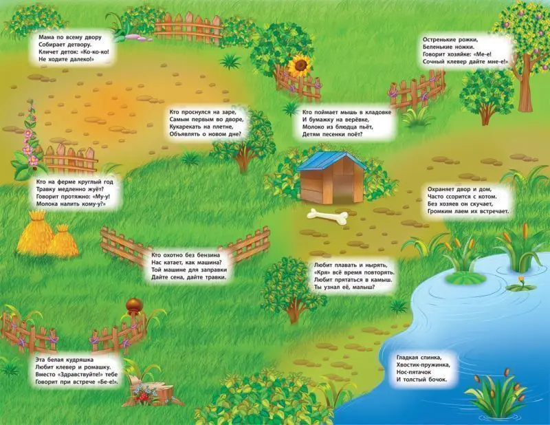 Панорамка-игра. На ферме