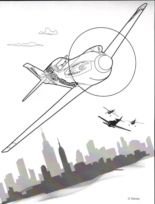 Disney. Самолеты. Раскраска с красками
