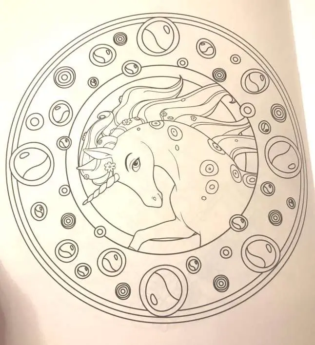 Раскраска-калейдоскоп N РКМ 1502 "Мия и я"