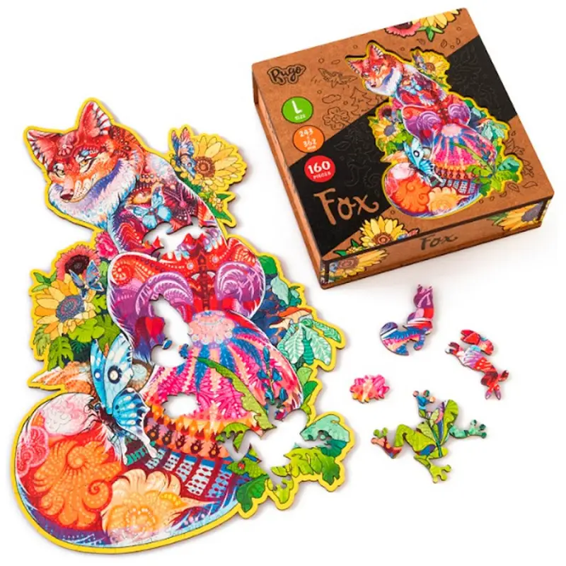 Деревянный Пазл Лиса L (160 дет.)