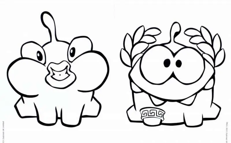 Волшебная раскраска N РК 15025 "Cut the Rope"