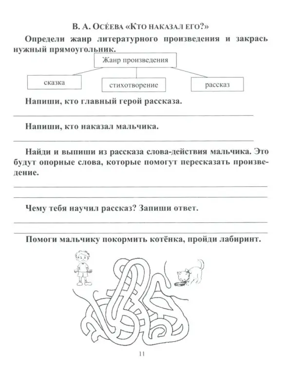Читательский дневник. 1 класс. Программа "Начальная школа XXI века". ФГОС
