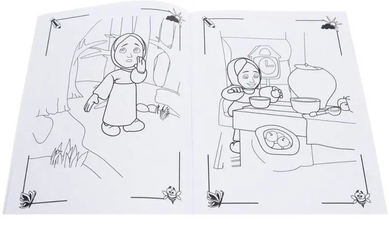 Раскраска "Сундук со сказками", А4, мягкая обложка