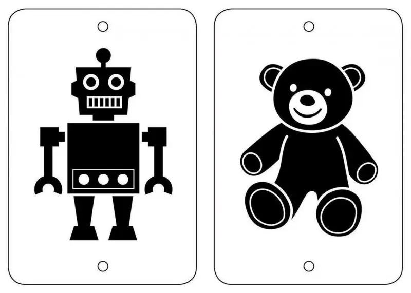 Развивающие карточки. Black &White. Игрушки