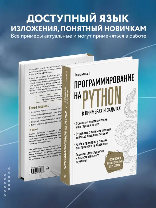 Уценка. Алексей Васильев. Программирование на Python в примерах и задачах