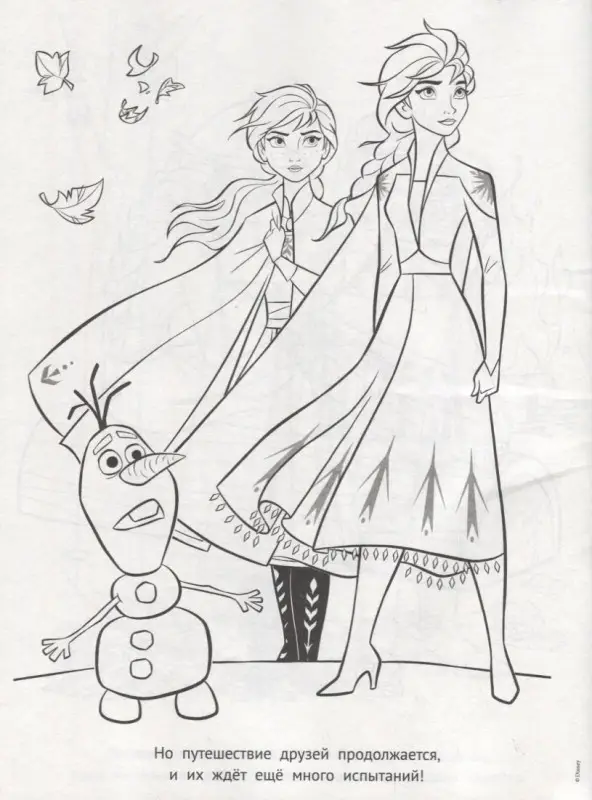 Волшебная раскраска N РК 1936 "Холодное сердце 2"