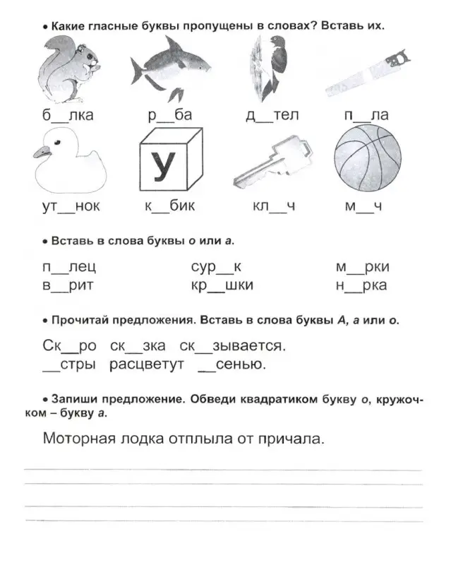 Прописи. Учусь читать и писать. 5-7 лет. ФГОС ДО
