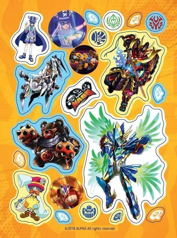 Инфинити Надо. 100 наклеек (красная). TM Infinity Nado