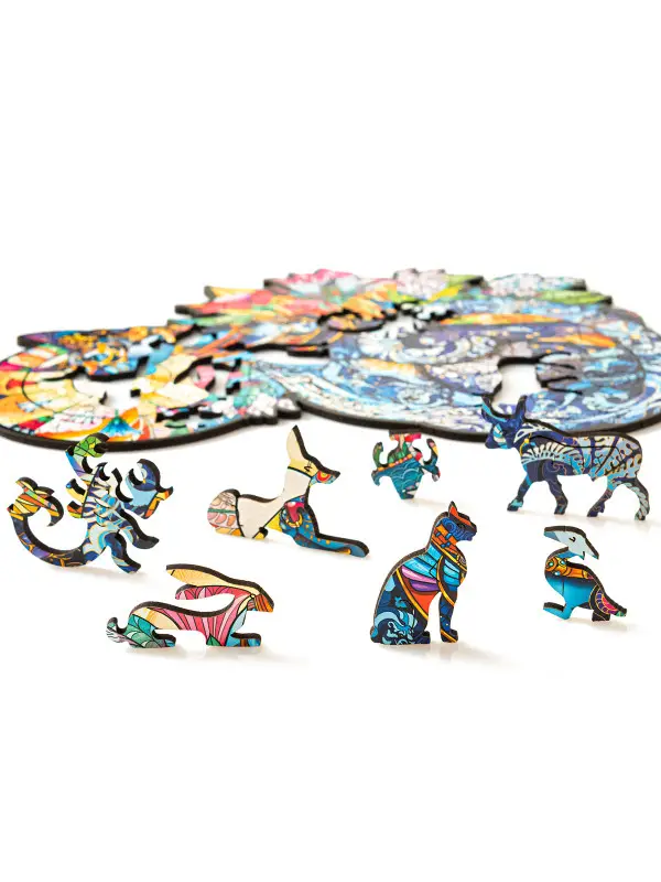 Деревянный Пазл Египетская Кошка S (50 дет.)