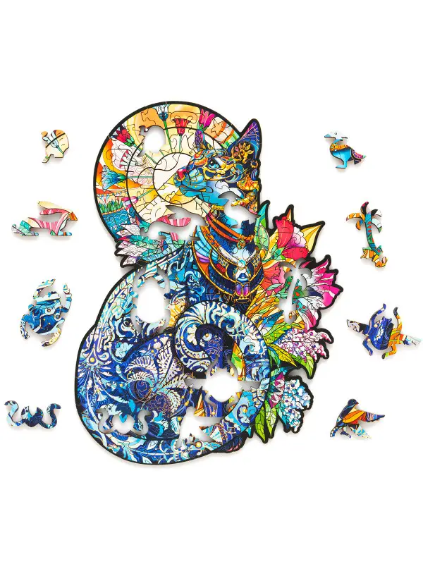 Деревянный Пазл Египетская Кошка S (109 дет.)