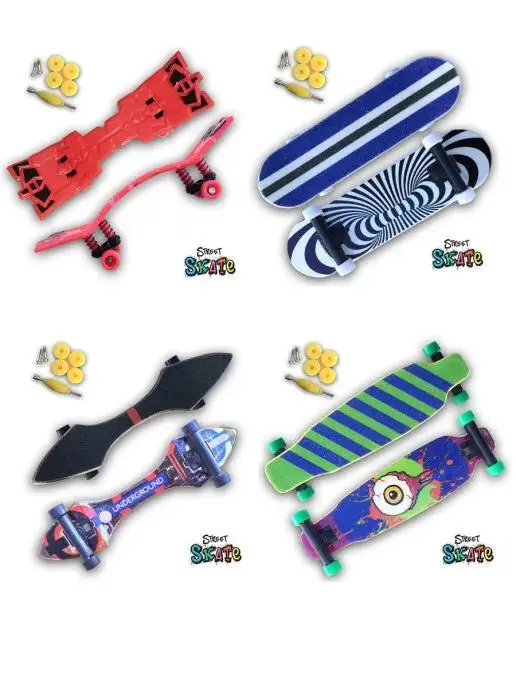 Игрушка Фингерборд  Уличный скейт 1шт в ассортименте, без выбора игрушки