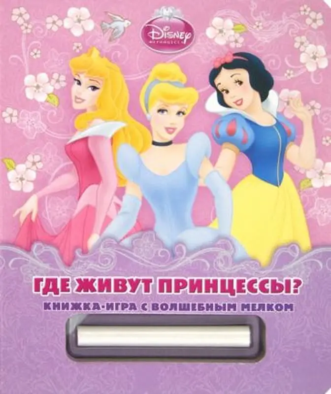 Где живут принцессы? Книжка-игра с волшебным мелком