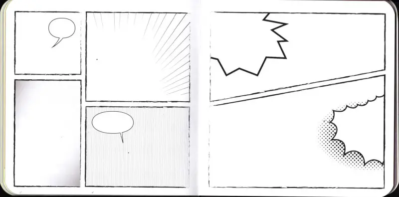 Блокнот Аниме Style (розово-фиолетовый). Арт-ежедневник