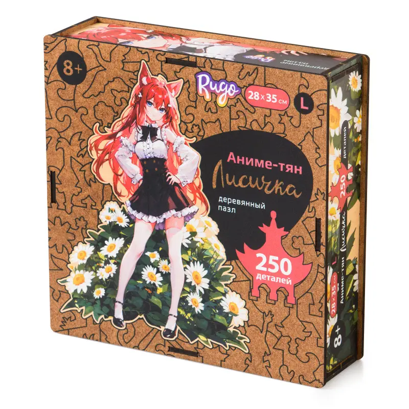 Пазл Деревянный Аниме Тян S, Лисичка (50 дет.)