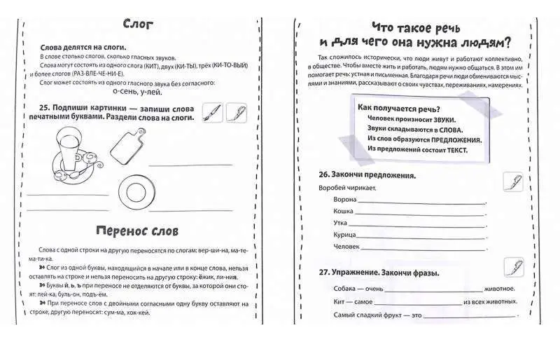 Тренажер по русскому языку: 1-2 классы
