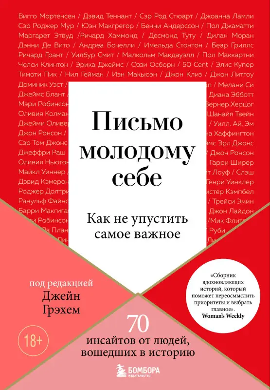 Уценка. Джейн Грэхем. Письмо молодому себе. Как не упустить самое важное. 70 инсайтов от людей, вошедших в историю