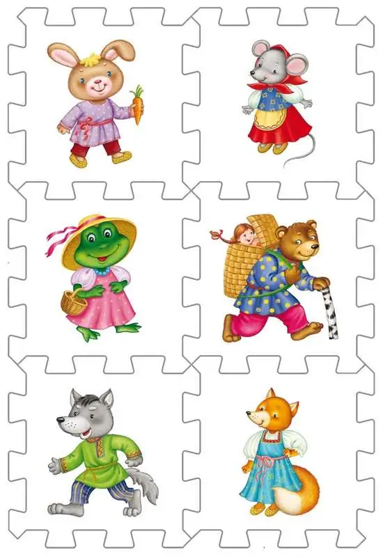 КУБИК EVA. Сказочные животные.