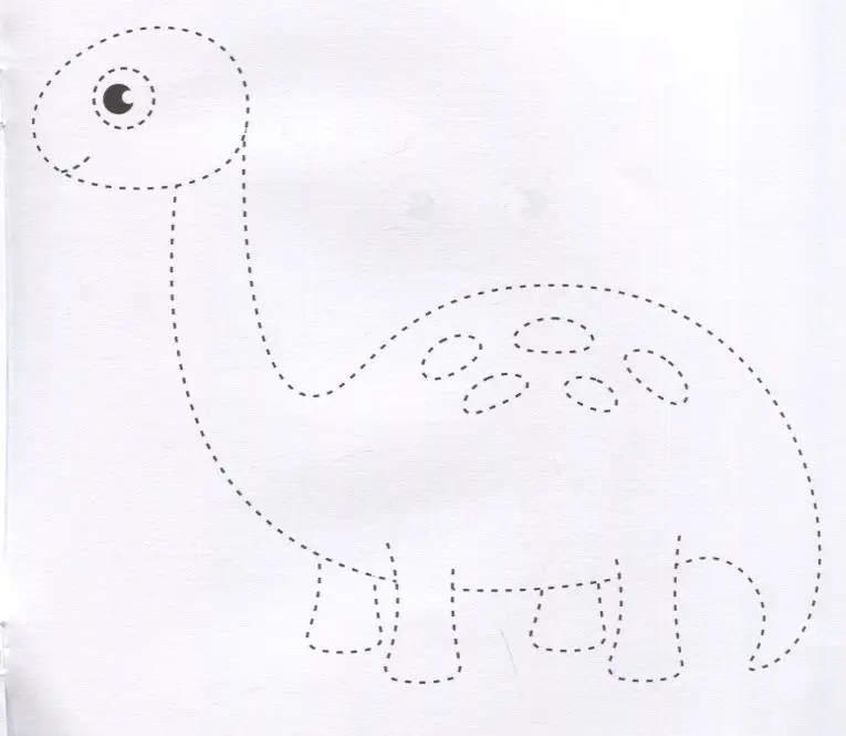 Динозавры. Обведи и раскрась. Книжка-раскраска