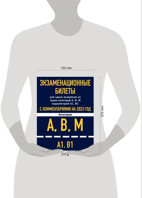 Экзаменационные билеты для сдачи экзаменов на права категорий А, В, М подкатегорий А1 В1 с комментариями на 2023 год.