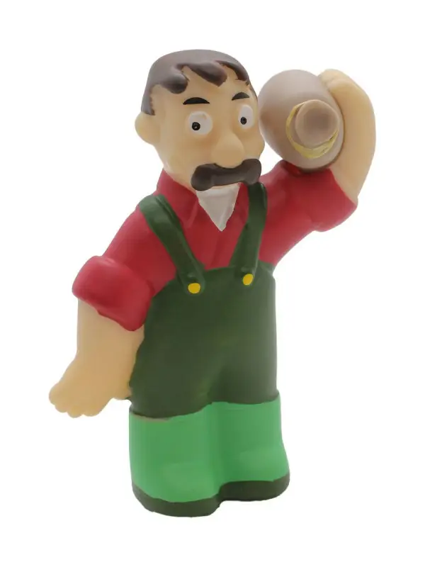 W0225 Комплект ферма Журнал №19 + 4 игрушки (мельник и белки, Василиса с ведром, осёл)