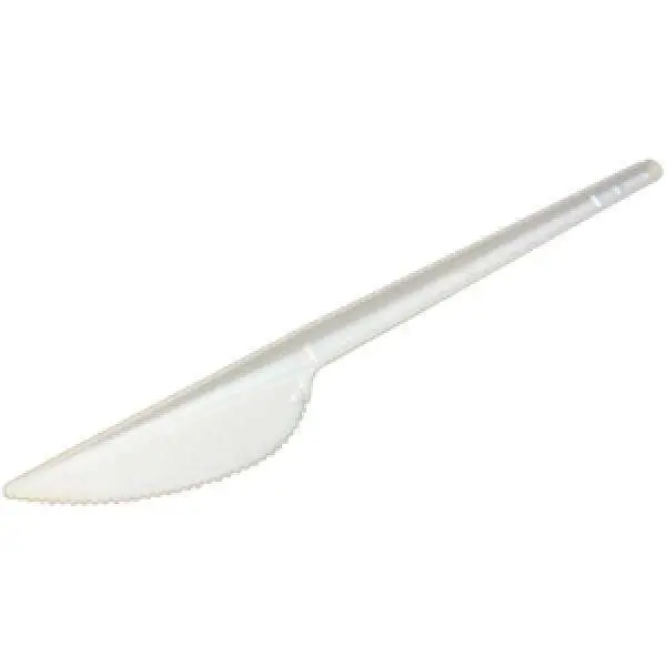 Ножи пластиковые белые (12 шт.)