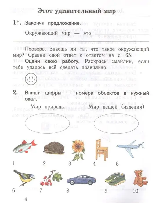 Окружающий мир. 1 класс. Проверяем свои знания и умения. Тетрадь №1 для проверочных работ. ФГОС 2019г