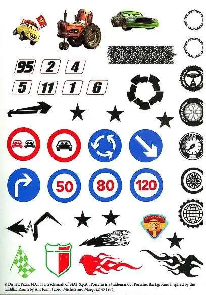 Уценка. КПК1405"Тачки" Реванш! Победное ралли. Книжка-малышка с переводными картинками