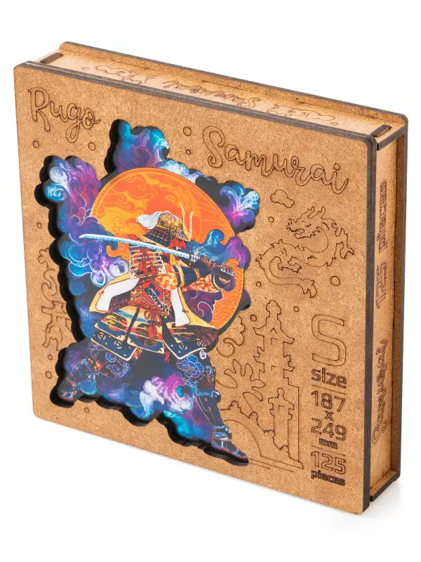 Деревянный Пазл Самурай S (125 дет.)