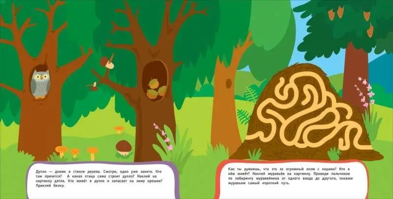 Развивающие наклейки. Кто где живет?