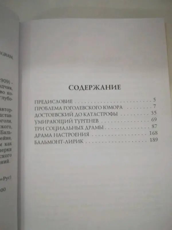 Книга отражений I: критические статьи