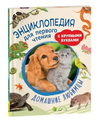 Тяжелкова Кира Егоровна: Домашние любимцы. Энциклопедия для первого чтения с крупными буквами