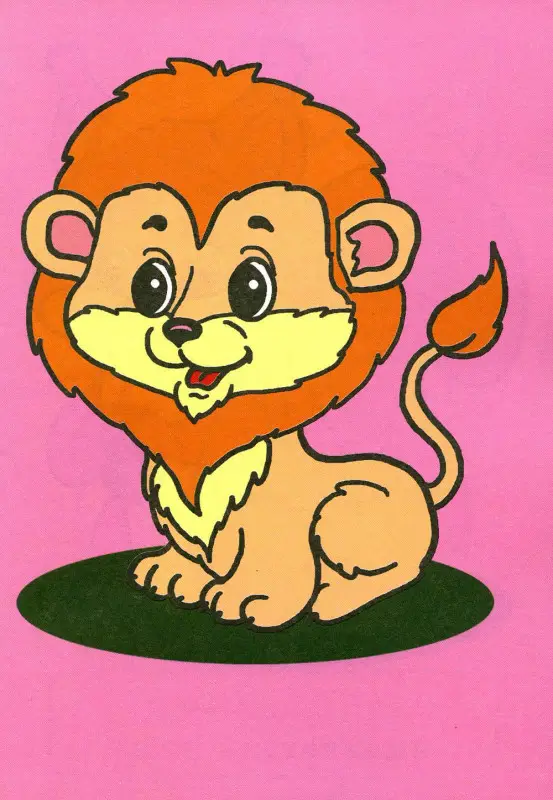 Узнай и раскрась (Котенок)