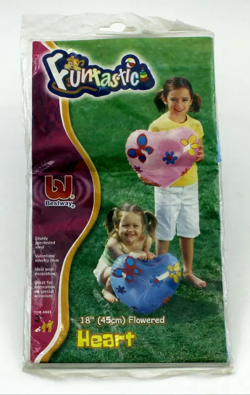 Надувное сердечко, 45 см. цвета в ассортименте