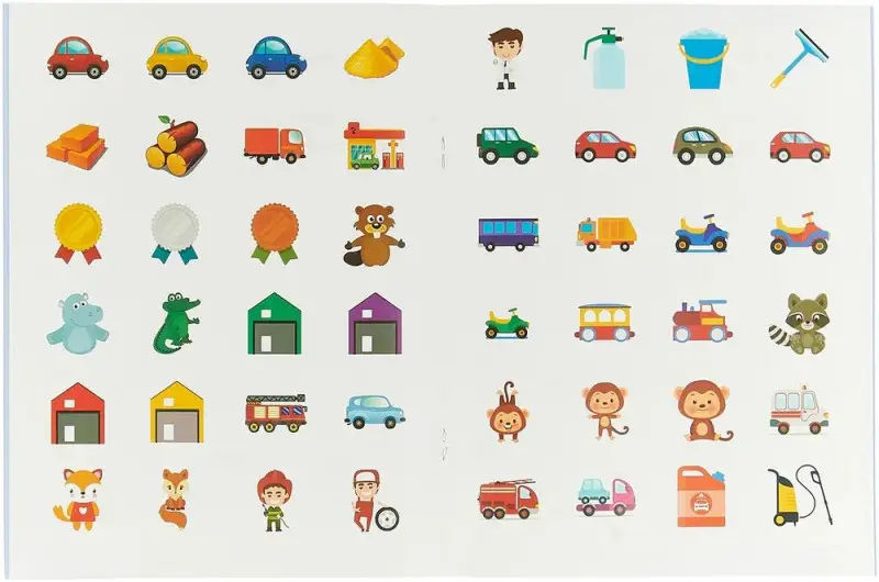 Машинки. Книжка с наклейками