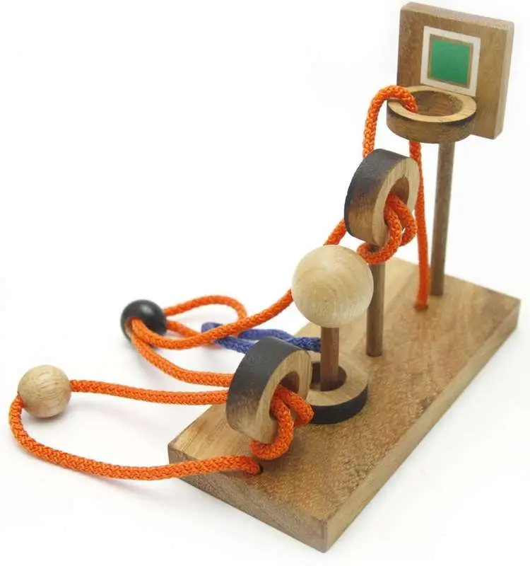 Головоломка деревянная "Баскетбол" 879