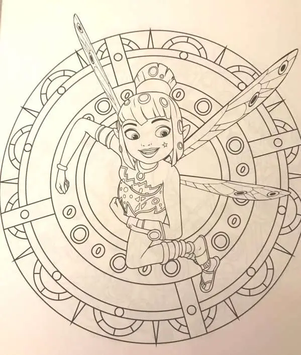 Раскраска-калейдоскоп N РКМ 1502 "Мия и я"